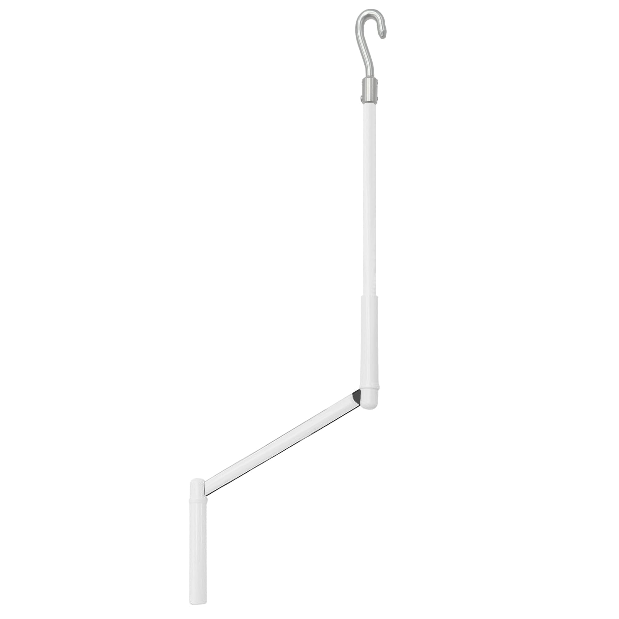 Empyr White Crank With Hook – Length 1000 Mm – For Awning And Awnings – Colour: – Outdoor Use – Rod, Oscillating Crank With Hook – French Quality