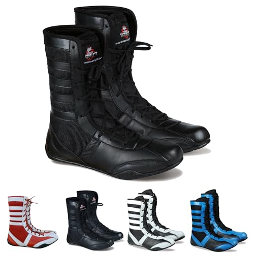 Top 10 Best Boxing Shoes for Women: Ultimate Review Guide 11 Professional Boxing Shoes Breathable Wrestling Shoes, Training Shoe for Adult & Youth Men Women Non Slip Rubber Sole Lightweight Boots (Black, 8)