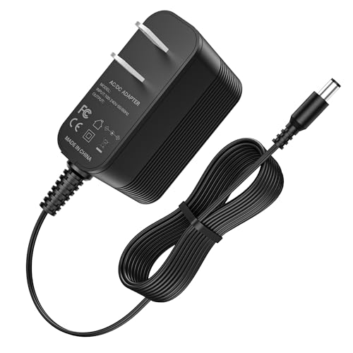 Image of 12V Power Cord for Vanity Mirror Charger Compatible with FENCHILIN Vanity Mirror with Lights Power Cord for Hollywood Vanity Makeup Light Bulbs 12V 2A Replacement