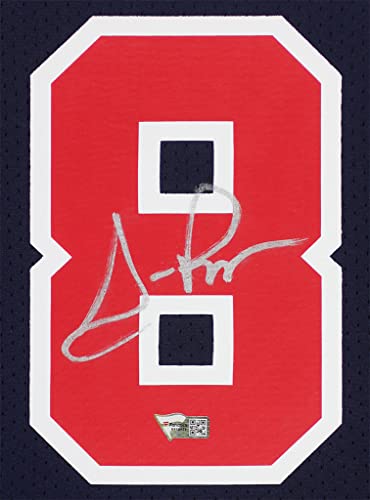 Scottie Pippen Autographed Blue Team Usa Jersey - Beautifully Matted And Framed - Hand Signed By Pippen And Certified Authentic By Fanatics - Includes Certificate Of Authenticity #TOP1