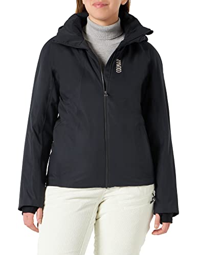 COLMAR Damen Lapponia Jacke, Black-Turtle Dove, 44 EU