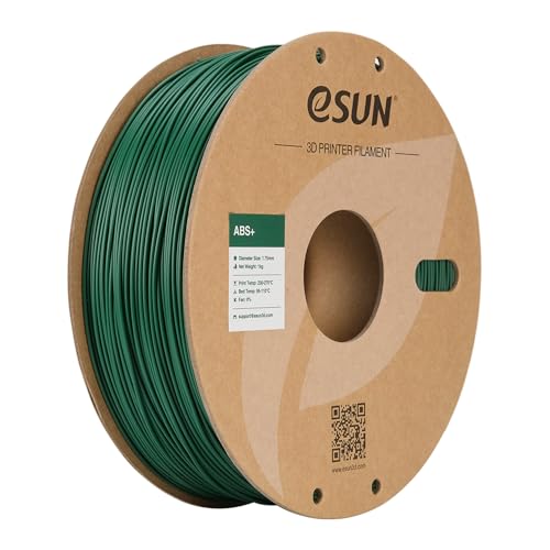 eSUN ABS+ 3D Printing Filament 1.75mm 1KG, Low Warping ABS Plus, Green