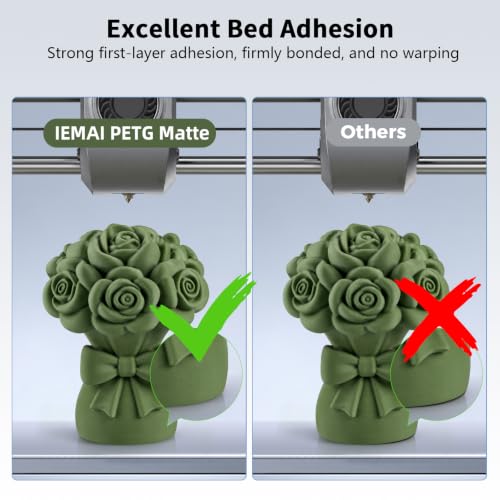 Image of IEMAI Army Green Matte PETG Filament 1.75mm 1kg Compatible with Bambu Lab
