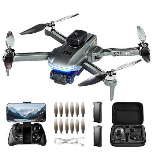 Drone with 2K Camera for Adults, RC Quadcopter with Obstacle Avoidance, 40 Minute Flight, Altitude Hold, One-Key Takeoff/Landing, 3 Speed Modes, Headless Mode, Best Gifts for Beginners