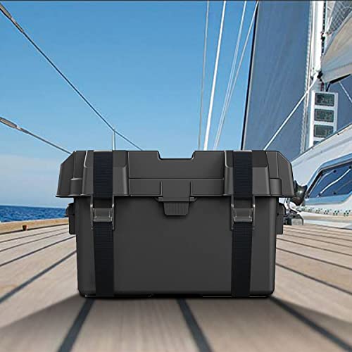 Generic Chuanke 56 Inch Battery Tie Down Strap With Stainless Steel 316 Buckle,Ss Screws,Stainless Steel Deck Loop Mounts,For Heavy Duty Battery Box Replament.(2) #TOP7