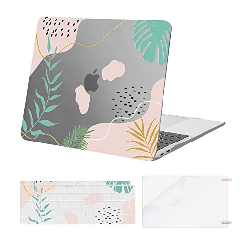 MOSISO Custodia Compatibile Con MacBook Air 13 Cover M1 Chip A2337 A2179 A1932 2021 2020 2019 2018 Touch ID, Case Per MacBook Air M1 Cover 13,3 - 3