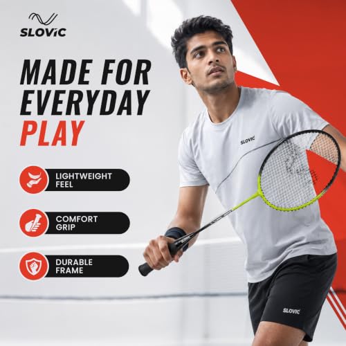 Image of Slovic Badminton Racket for Men & Women | Badminton Rackets [Pack of 1]