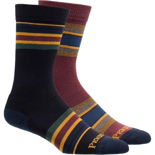 PENDLETON Yakima Stripe Crew 2-Pack Socks