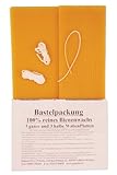 Palettas Bienenwachs-Bastelpackung 100% reines Bienenwachs in Plattenform + Kerzendocht und Anleitung