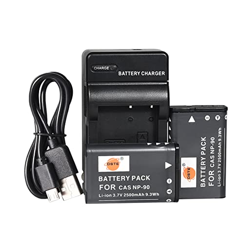 Batería NP-90 DSTE con cargador para solucionar la falta de energía en Casio Exilim