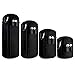 waka [4 Pack] Thick Protective Neoprene Camera Lens Pouch Set, Camera Lens Case Zipper DSLR Camera Lens (Canon, Nikon, Sony, Olympus, Panasonic)- Small, Medium, Large, Extra Large