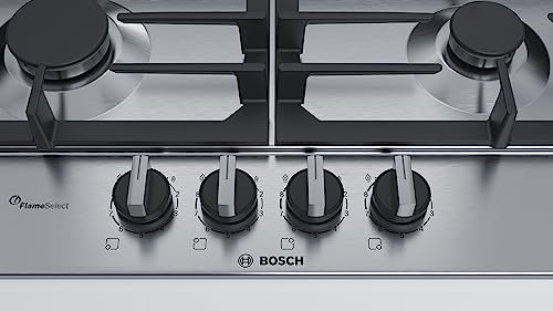Foto von BOSCH - PCP6A5B90 - Gaskochfeld - 4 Zonen - 7500 W - 60 cm - Edelstahl