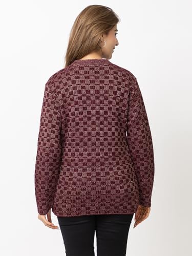 Image of TWENTY ME Winter Wear Casual Wear Acrylic Blend Button Closure and with Front Pockets Cardigans for Women's