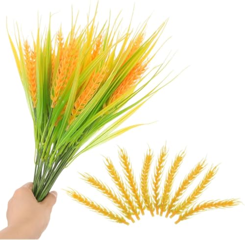 Modelo de espiga de trigo plástico 50 unidades miniatura 5