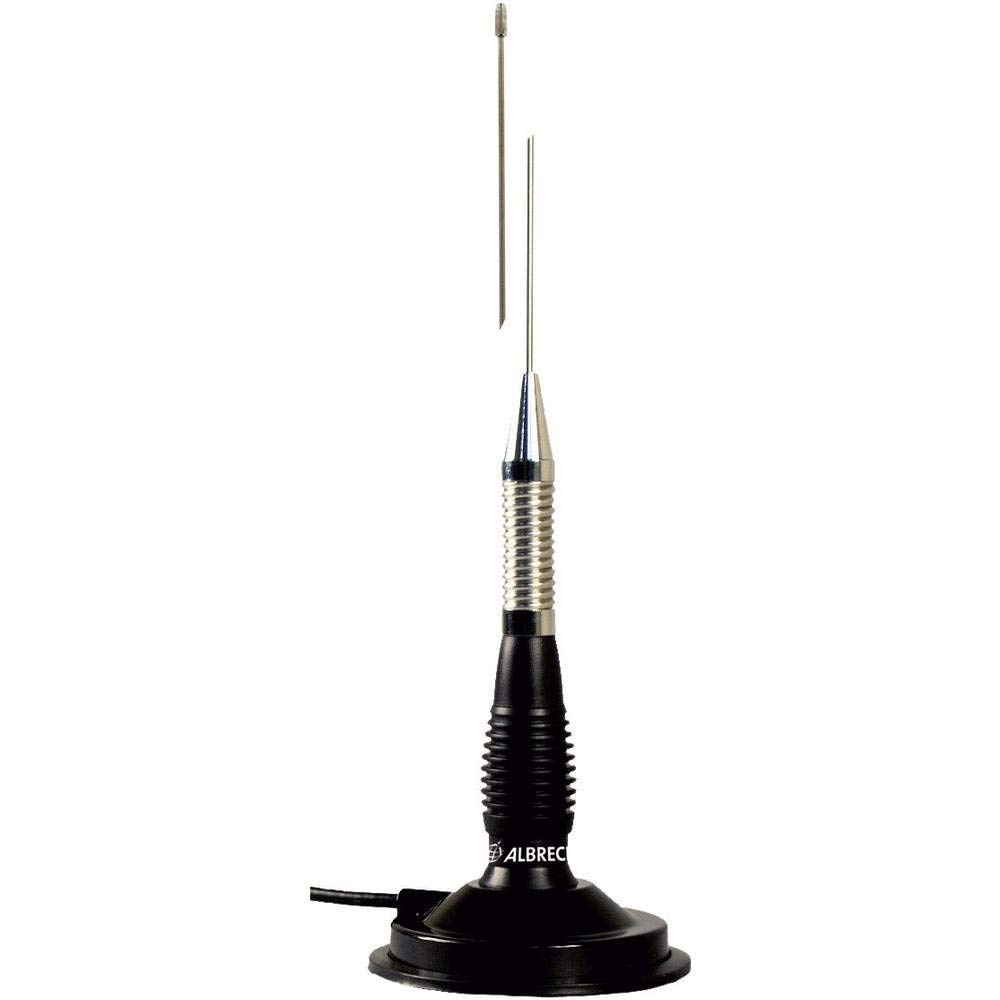 Albrecht 6330 Antena CB ml130, Cromo/Negro