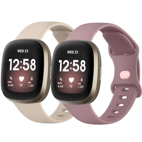 y2zoh Rp`u Fitbit Versa4 xg Versa3 oh tBbgrbgSense/Sense 2 xg, VRoh xg _炩 VRoh ߉\ (X[Np[v+~NeB[,Small