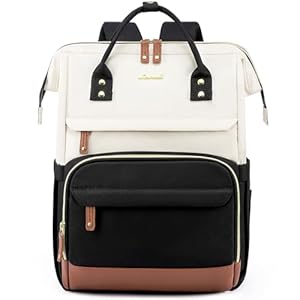 LOVEVOOK Mochila Mujer Mochila Ordenador Portatil 15.6&17.3 Pulgadas Mochila Viaje Mochilas Escolares Adolescentes Mochila PC Impermeable para Trabajo Colegio Instituto Universidad