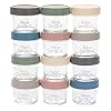 WeeSprout Glass Baby Food Storage Jars – 12 Set, 4 oz Baby Food Jars with Lids, Freezer Storage, Reusable Small Glass…