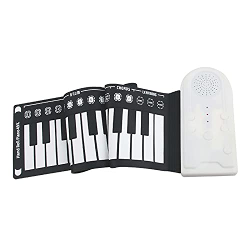 ATRNA Roll Up Piano, Pliable Piano Flexible Electronic Hand Roll Piano Soft Silicone Electronic Music Roll Up Piano Keyboard - Les Beatles, Paul McCartney, John Lennon, RIngo Starr, George Harrison ATRNA Roll Up Piano, Pliable Piano Flexible Electronic Hand Roll Piano Soft Silicone Electronic Music Roll Up Piano Keyboard