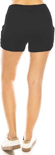 Miniatura 3 de Leggings Depot Pantalones cortos casuales suaves como la mantequilla para mujer, cómodos pantalones cortos de descanso para mujer