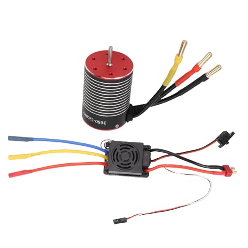 Motor sin escobillas 3650 y ESC 60A RiToEasysports para coches RC HPI de 5200kv