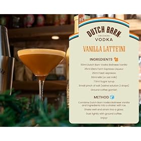 Buy Dutch Barn Balinese Vanilla Vodka – Smooth, Silky & Exotic with a Hint of Spice, 70cl, 38% ABV, Crafted from British Apples and Co-owned by Ricky Gervais – Dutch Barn