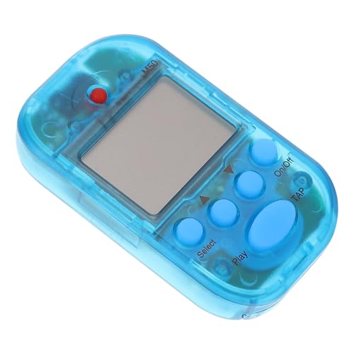 GETAJGHSD コンパクト携帯用ミニ電子節拍器 透明ブルー 襟元クリップ付き ギター ピアノ 小提琴対応 長耐久ビートテンポ可能
