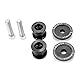 Universal M8 Ständeraufnahme Bobbins Montageständer Schwingen Mortorrad Zubehör für S1000 R XR RR, GSR 600 750 GSXR GSXS 1000 GSX-8S Vstrom SV650 CBR 600 1000 900 954 RR Trident 660 Monster (Schwarz)