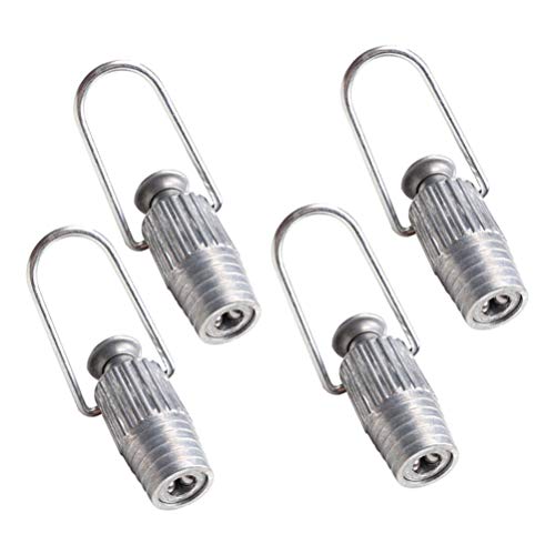 Cabilock 4pcs Aluminium Clothesline Tightener for Laundry Lightweight Line Tightener Operated Compatible Standard Clotheslines for Fixed Lines Pulley Systems