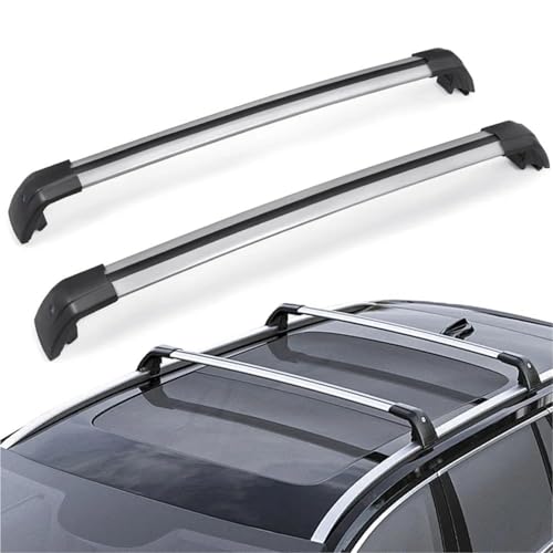 Barras techo coche aluminio portaequipajes compatible con Santa Fe