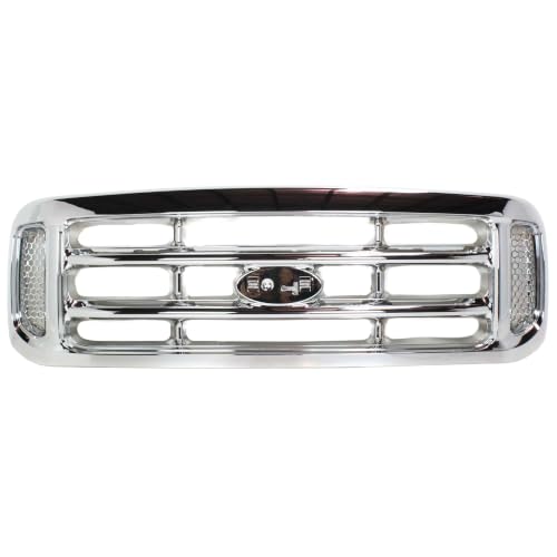 Image of Garage-Pro Grille Assembly For Ford F-250 Super Duty 1999-2004 Chrome
