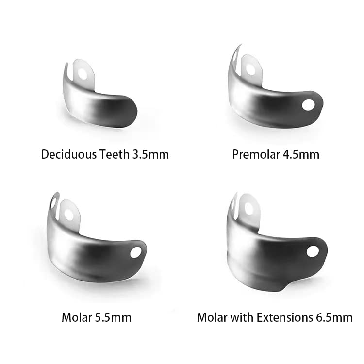 SDent® 1 Bottle = 50pcs Dental Sectional Matrix Bands M4 3#: molar, width: 5.5mm