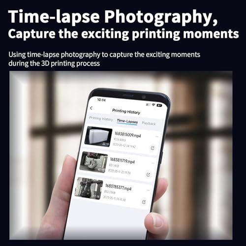 Creality Câmera Nebulosa oficial, visão noturna, monitoramento remoto 24 horas, conexão WiFi, geraçã