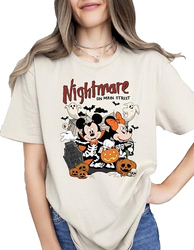 Nightmare On Main Street Sweatshirt, Halloween Sweater, Halloween Mickey Minnie Sweatshirt, Halloween Sweatshirt, Spook sweatshsirt