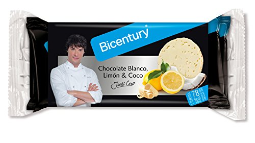 Bicentury Tortitas De Arroz Con Chocolate Blanco Sabor Limón Y Coco - 4X2 , 132 g
