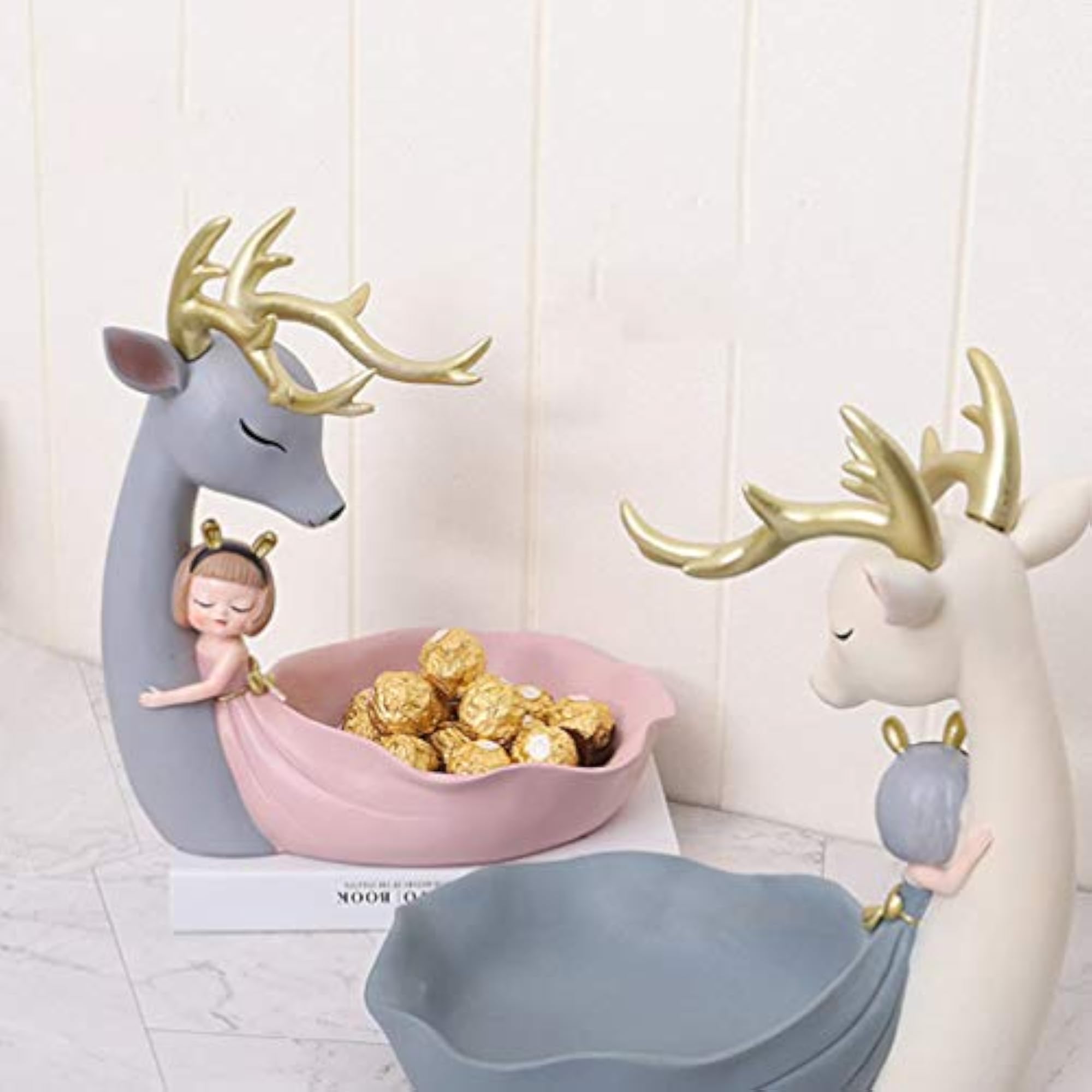 Deer Key Organizer Jewelry Storage Plate