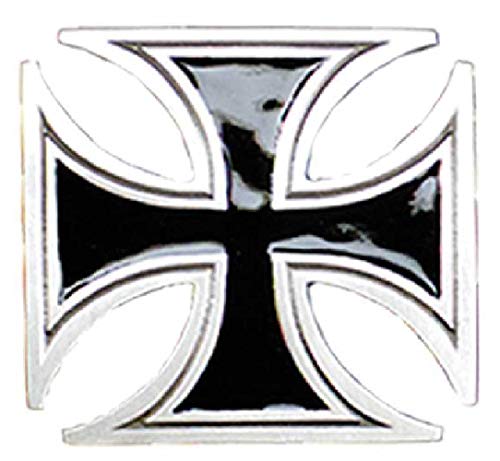 Cruz de Hierro hebilla cinturón cuero militaria rocker biker hombre