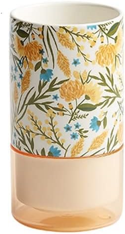 Country Style Chopstick Rest Home Chopsticks Basket Ceramic Chopsticks Box Draining Chopsticks Cage Storage Rack (Color : B, Size : 14 * 7.4cm) (C 14 * 7.4cm)