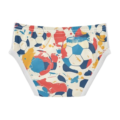 KLL Soccer Ball Pattern Baby Boys Comfort Briefs Underwear Breathable Children Undies2