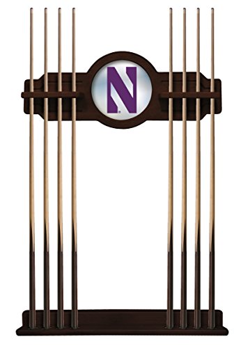 Northwestern Cue Rack in English Tudor Finish by Holland Bar Stool
