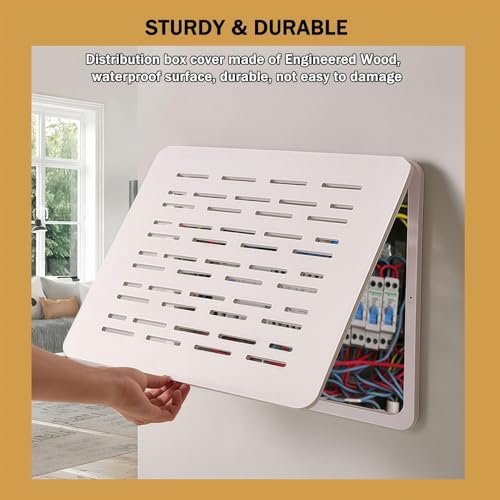 Panneau électrique décoratif dissimulateur de compteur domestique