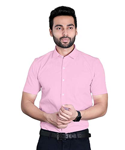 FIFTH ANFOLDMen's Slim Fit Formal Shirt