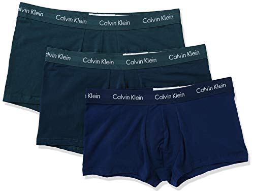 Image of Calvin Klein Men's Polyester Classic Solid Trunk (Pack of 3)