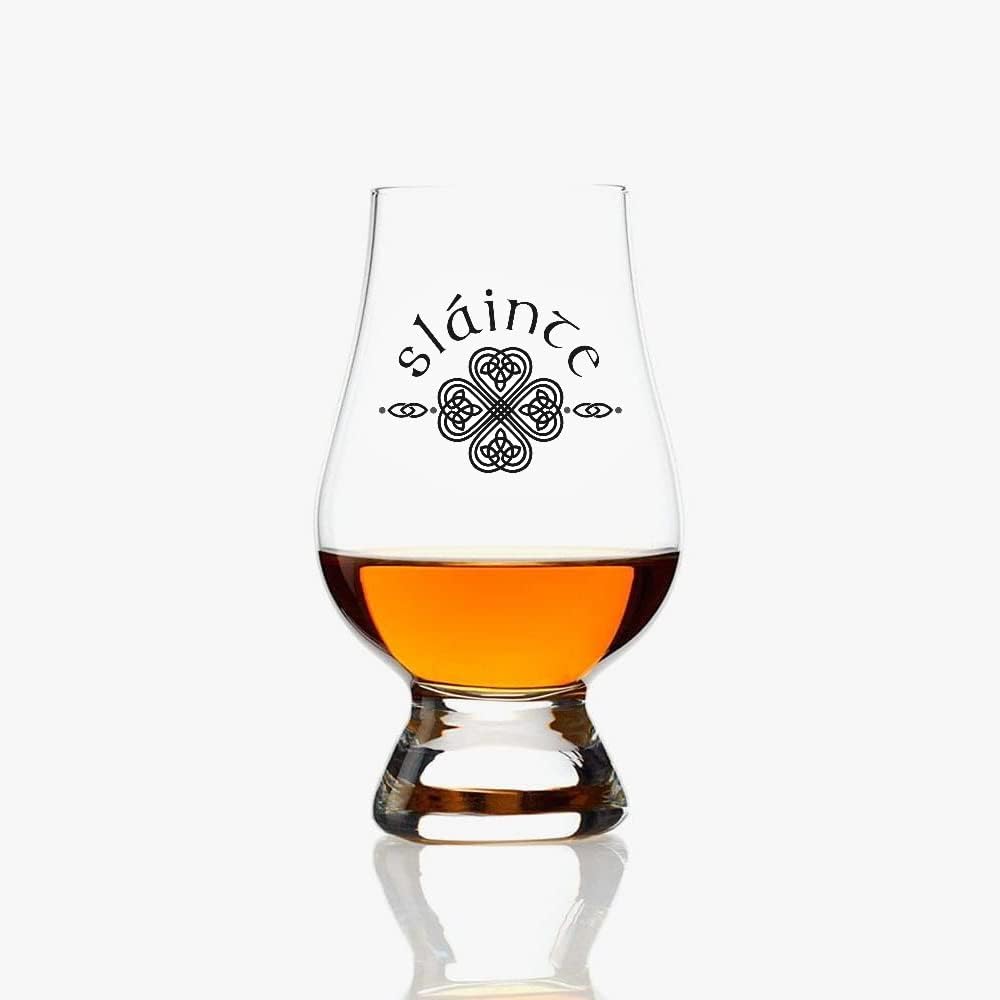 Official Scottish Engraved 'Slainte Celtic Cross' Whisky Spirit Tasting Glass 170ml 6 floz