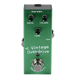 [PORTABLE DESIGN] Electric guitar effect pedal with smart and portable design for easy carrying and use during performance or travel. [SUPER GAIN EFFECT] Provides high-gain sound effects to improve the strength and thickness of the guitar sound, perf...