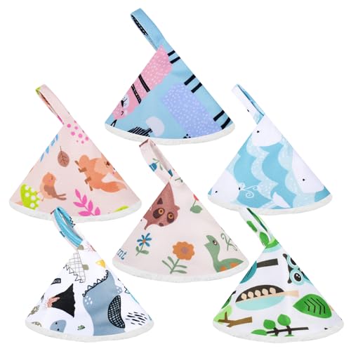 6 Pcs Peepeeteepe for Baby Boy Reusable Pee Peep Teepee Baby Boy with Hang Loop(6 Patterns)