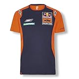 Herren Blau Red Bull KTM Official Teamline T-Shirt ist der beste Weg, um deinen Stolz für dein Team zu zeigen - sogar an heißen Tagen. Bleib cool und zeige deinen Teamspirit - Red Bull KTM Racing Team T-Shirt