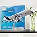 ANDSYYDS 20CM 8 Inch Beluga A300-600ST Aircraft Airplane Model,Realistic Resin Airliner Transport Aircraft Model