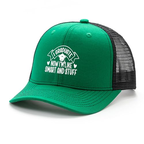 Graduate Now I'm Like Smarts and Stuffss Mesh Ball Hat Womens Adjustable Running Trucker Cap2