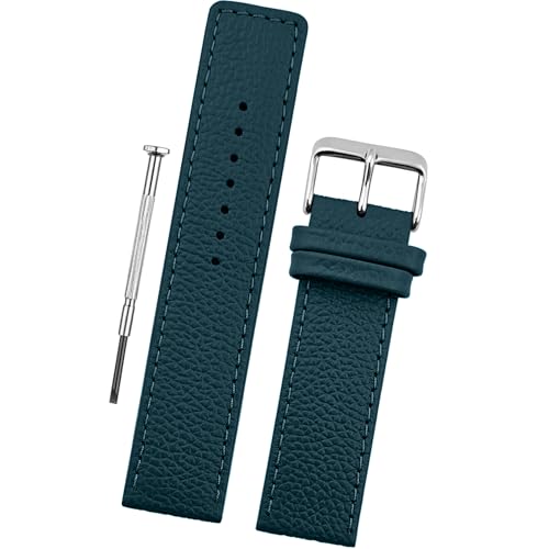Image of DBLACK ''ZOLO'' Premium Leather Watch Strap, Pebble Pattern Design Watch Belt / / For 20mm, 22mm, or 24mm Boxy Finish Watch Band (Choose Your Size & Color)